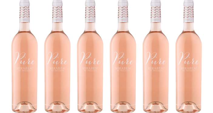 Bottle of Mirabeau Pure Provence Rose 2022 6-flessen-koffer wine 0 ml