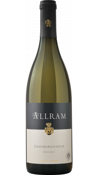 Bottle of Allram Reserve Grauburgunder 2021 wine 750 ml