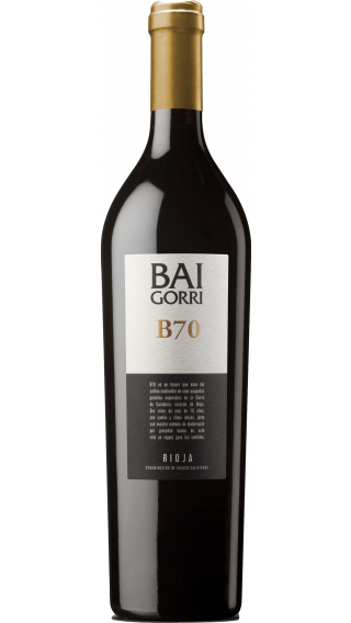 Bottle of Baigorri Rioja B70 2019 wine 750 ml