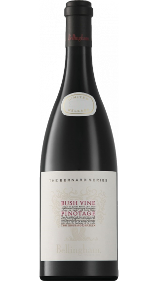 Bottle of Bellingham The Bernard Series Bush Vine Pinotage 2016 wine 750 ml