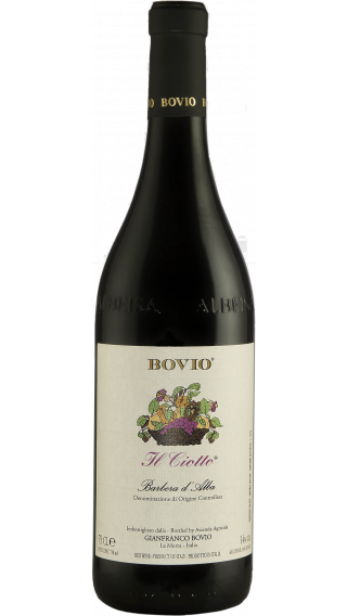 Bottle of Bovio Il Ciotto Barbera d'Alba 2018 wine 750 ml