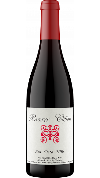 Bottle of Brewer-Clifton Santa Rita Hills Pinot Noir 2018 wine 750 ml