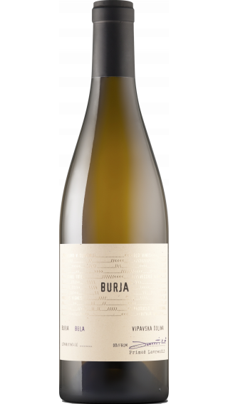 Bottle of Burja Bela 2019 wine 750 ml