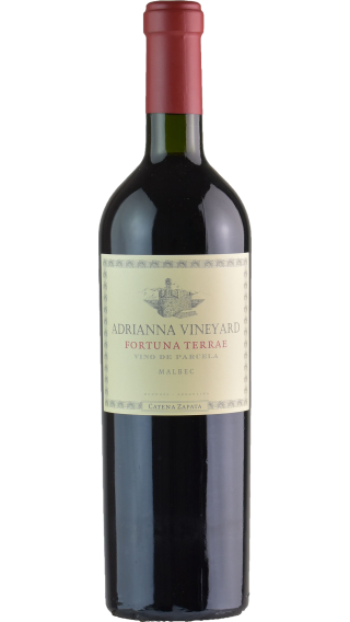 Bottle of Catena Zapata Adrianna Vineyard Fortuna Terrae Malbec 2020 wine 750 ml