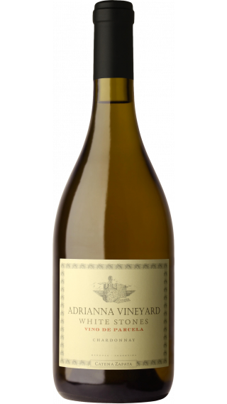 Bottle of Catena Zapata Adrianna Vineyard White Stones Chardonnay 2019 wine 750 ml