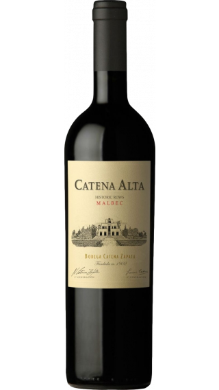 Bottle of Catena Zapata Catena Alta Malbec 2019 wine 750 ml