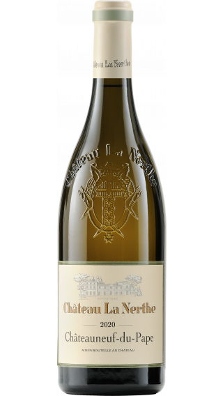 Bottle of Chateau La Nerthe Chateauneuf du Pape Blanc 2020 wine 750 ml