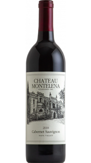 Bottle of Chateau Montelena Cabernet Sauvignon 2018 wine 750 ml