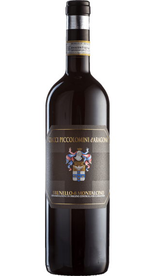 Bottle of Ciacci Piccolomini d'Aragona Brunello di Montalcino 2018 wine 750 ml