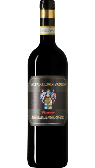 Bottle of Ciacci Piccolomini d'Aragona Pianrosso Brunello di Montalcino 2018 wine 750 ml