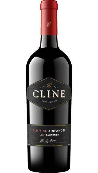 Bottle of Cline Old Vines Zinfandel 2021 wine 750 ml