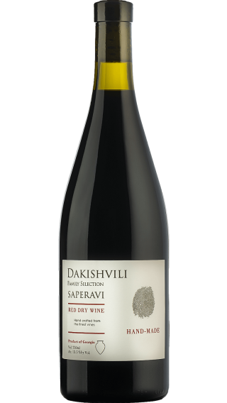 Bottle of Dakishvili Family Selection Saperavi 2021 wine 750 ml