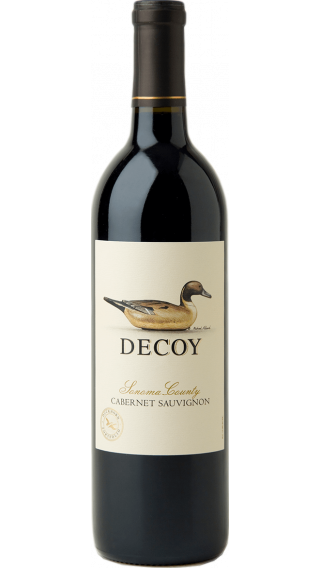 Bottle of Duckhorn Decoy Cabernet Sauvignon 2018 wine 750 ml