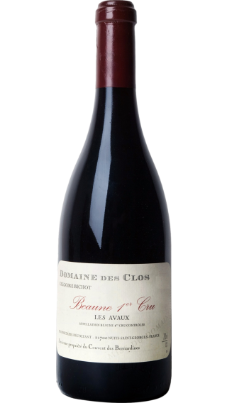 Bottle of Domaine des Clos Beaune Premier Cru Les Avaux 2018 wine 750 ml