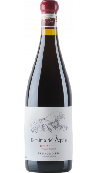 Bottle of Dominio del Aguila Reserva 2018 wine 750 ml