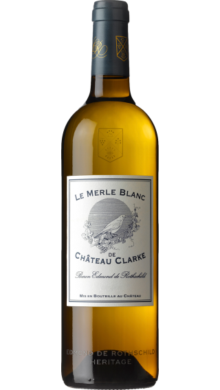 Bottle of Edmond de Rothschild Chateau Clarke Le Merle Blanc 2022 wine 750 ml