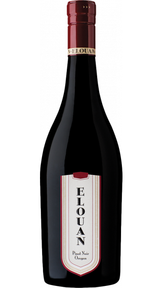 Bottle of Elouan Pinot Noir 2017 wine 750 ml