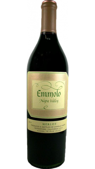 Bottle of Emmolo Merlot 2018 wine 750 ml