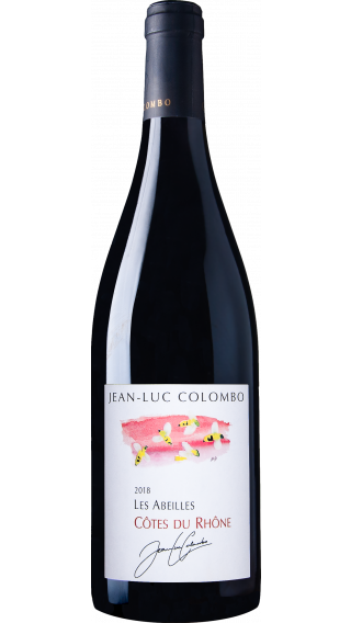 Bottle of Jean-Luc Colombo Cotes du Rhone Les Abeilles Rouge 2018 wine 750 ml