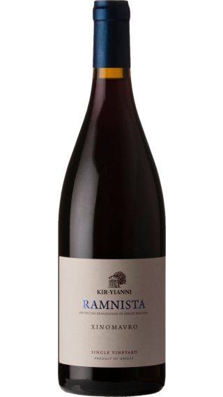 Bottle of Kir-Yianni Ramnista Xinomavro 2019 wine 750 ml
