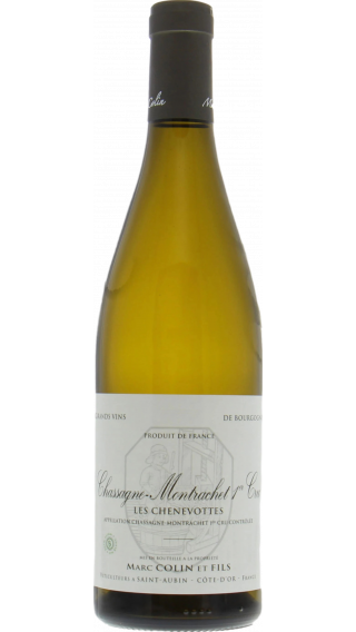 Bottle of Marc Colin et Fils Chassagne Montrachet 1er Cru Les Chenevottes 2020 wine 750 ml