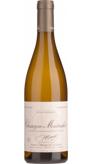 Bottle of Marc Colin et Fils Chassagne Montrachet 2020 wine 750 ml