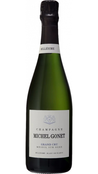 Bottle of Champagne Michel Gonet Blanc de Blancs Grand Cru Mesnil Sur Oger 2014 wine 750 ml