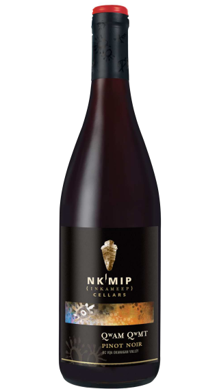 Bottle of Nk Mip Cellars Qwam Qwmt Pinot Noir 2020 wine 750 ml