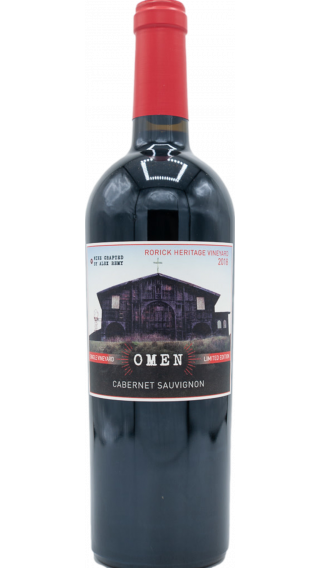 Bottle of Omen Cabernet Sauvignon 2018 wine 750 ml
