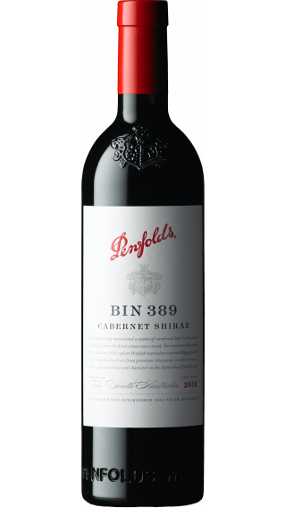 Bottle of Penfolds Bin 389 Cabernet Shiraz 2018 wine 750 ml