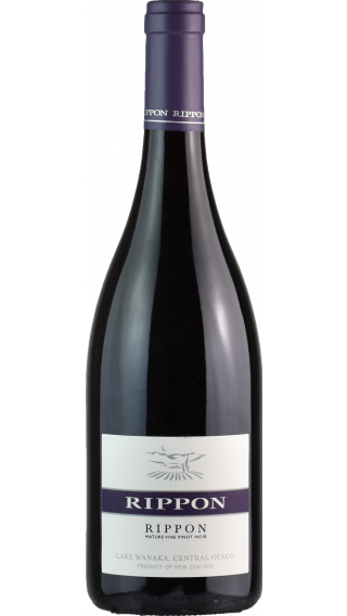 Bottle of Rippon Mature Vine Pinot Noir 2018 wine 750 ml