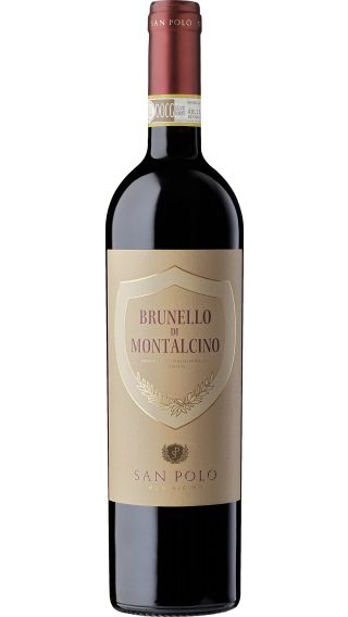 Bottle of San Polo Brunello di Montalcino 2018 wine 750 ml