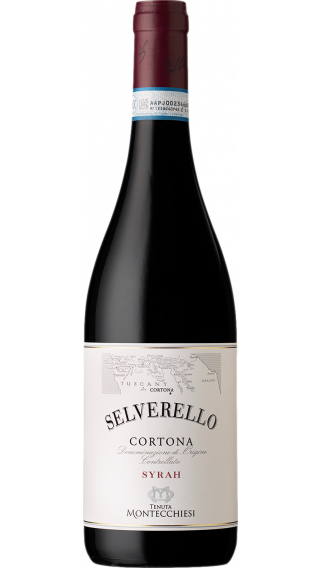 Bottle of Dal Cero Selverello Montecchiesi Cortona Syrah 2016 wine 750 ml