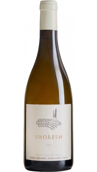 Bottle of Tzora Shoresh Blanc 2019 wine 750 ml