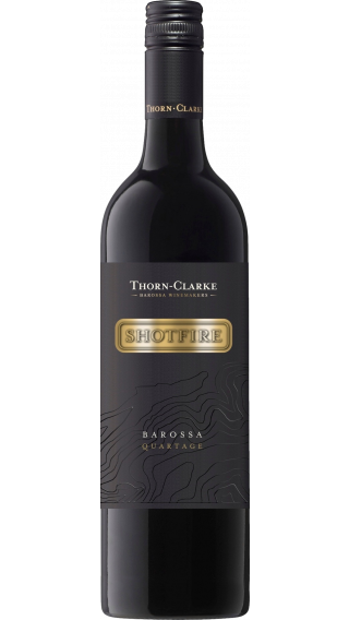 Bottle of Thorn Clarke Shotfire Quartage 2018 wine 750 ml